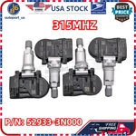 For Hyundai Santa Fe Sonata Tpms 315MHZ Tire Pressure Sensors Kit 52933-3N000 4X. Fixed Price $33.46.