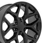 20 Inch Satin Black CK156 Rims Set Fits Gmc Yukon Sierra Snowflake 5668 Wheels. Fixed Price $992.00.