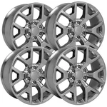 (set Of 4) Oe Wheels CV92 20X9 6X5.5" +27MM Polished Rims 20" Inch. Fixed Price $1347.96.