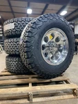 17X9 Ion 171 Polished Wheels Rims 33 Bfg KO2 At Tires 8X6.5 Chevy Silverado 2500. Fixed Price $2754.05.