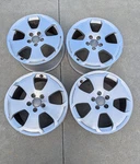 Audi Oem Set Of Alloy Wheels 17X7.5 From An A3. Fixed Price $300.00.