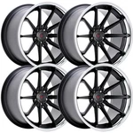 (SET-4) Ferrada FR4 20X9 5X112 Black Chrome 35MM Wheels Rims Inch. Fixed Price $2620.00.