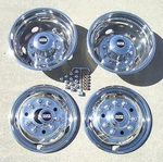 Fits 19.5 2008-2025 Dodge Ram 4500 / 5500 10 Lug Dually Wheel Simulators. Fixed Price $339.00.