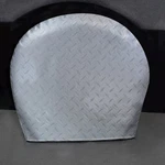 Adco 3752 Diamond Plated Single Axle Rv Wheel Cover Steel, 30"-32"DIA. Fixed Price $58.19.