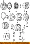 Gm Oem 94-95 Regal Wheels-key 25558423. Fixed Price $41.02.