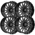 (set Of 4) Tis 547BM 20X9 6X135/6X5.5" +0MM Black/milled Wheels Rims 20" Inch. Fixed Price $1912.00.