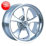 Blem Wheel - Ridler 645 Rim 18X9.5 5X114.3 Offset Chrome. Fixed Price $150.00.