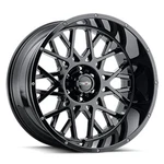 New 20X10 Vision 412 Rocker Gloss Black 6X139.7 6X5.5 ET-25 Wheels Rims. Fixed Price $1032.19.