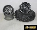 05-07 Kawasaki Brute Force 750 Front Rear Back Wheels Rims Set (see Descp). Fixed Price $84.15.