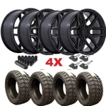 Fuel Flux FC854 20X9 Black Wheels 35125020 Fits Chevy Sierra Silverado Ram 1500. Fixed Price $3095.00.