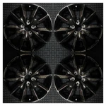 Set 2014 2016 2018 2020 2022 Jeep Cherokee Oem Factory Black Wheels Rims 9132. Fixed Price $1159.00.