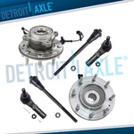 Front Wheel Hub Bearings Inner Outer Tie Rods For Silverado Sierra 2500 3500 Hd. Fixed Price $258.00.