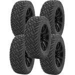 (qty 5) 35X12.50R17LT Fuel Gripper M/t 125Q Lre Black Wall Tires. Fixed Price $1977.95.