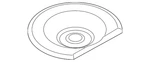 Genuine Audi Spare Tire Compartment Cover 4G0-012-116-C. Fixed Price $60.06.