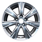 17X7.5 Painted Medium Smoked Hypersilver Wheel Fits 2008-2011 Lexus GS350. Fixed Price $266.96.