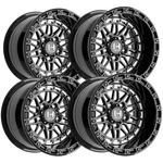 Staggered-hostile Utv H150 Apex 15X8,15X10 5X4.5" 0MM Black/milled Wheels Rims. Fixed Price $1049.96.