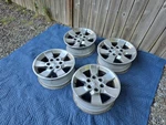 (4) Toyota 4RUNNER Wheels Rims + Caps 17" Fj Cruiser Sequoia Tacoma Tundra. Fixed Price $475.00.