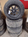 Black Fuel Assault 20X9 Wheels Nitto Ridge Grappler LT295/65 R20 Tires 3128564. Fixed Price $1249.00.