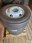 4 New Michelin XZE2 275/80R22.5 Truck Motorhome Rv Tires & 10 Lug 22.5" Wheels. Fixed Price $2500.00.