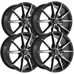 (set Of 4) Drag Concepts R30 17X7.5 5X4.5" +40MM Black/machined Wheels Rims. Fixed Price $676.96.