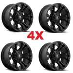 Fuel Black Vapor Wheels Rims D56018909850 Fits Sierra Silverado Ram 1500. Fixed Price $1624.00.
