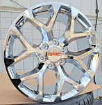22" Gmc Yukon Sierra Factory Spec Chrome One Wheel Rim 5668. Fixed Price $374.00.