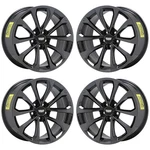 19X9.5" 19X10" Cadillac Cts-v Black Chrome Wheels Factory Oem 4752 4754 Exchange. Fixed Price $845.00.