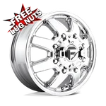 (1PC) Fuel D536 Maverick 17X6.5 8X210 Chrome 116MM Wheel Rim Inch. Fixed Price $244.00.