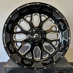 20X10 Fuel D588 Titan 5X5.5/5X139.7/5X150 -18 Gloss Black Milled Wheel Rim. Fixed Price $339.00.