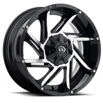Vision Wheel Prowler 17X9 5X5.5 -12MM Gloss Black/machined 422-7985GBMF-12. Fixed Price $219.76.
