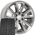 22X9 Wheels Tires Fit Yukon Tahoe Chevy Hyper W/chrome Rim Ironman 5696 W1X. Fixed Price $1976.00.
