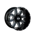 Ion 141 20X9 8-180 124.1 Hub Offset Black Wheel Rim. Fixed Price $256.05.