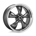 16X7 American Racing AR105 Torq Thrust Anthracite Mach Wheel 5X110 (35MM). Fixed Price $248.00.
