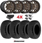 Fuel Rebel Bronze Wheel & Tire Package A/t Bridgestone Fit Toyota Tundra Terrain. Fixed Price $2495.00.