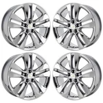 18" Chevrolet Cruze Pvd Bright Chrome Wheels-c Rims Factory Oem 5477 Exchange.... Fixed Price $795.00.