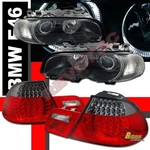 00-02 Bmw E46 330CI 325CI Coupe Halo Projector Headlights Corner & Led Tail. Fixed Price $439.50.
