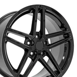 19X10/18X9.5 Black Wheels Set Fit C6 Base Corvette - Z06 Style Rims. Fixed Price $879.00.