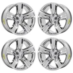 20" Dodge Ram 1500 Pvd Bright Chrome Wheels-c Rims Factory Oem 2453 Exchange .... Fixed Price $895.00.