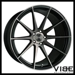 22" Vertini RF1.3 Black Concave Wheels Rims Fits Porsche Panamera Turbo. Fixed Price $2300.00.