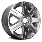 For Cadillac Dts 06-08 Alloy Factory Wheel I-spoke Silver Machined Face 17X7. Fixed Price $274.62.