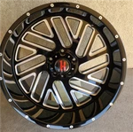 Havok H110 Dodge Ram Rim Wheels 20"X10 -24 Offset Road Black Machined. Fixed Price $1599.00.