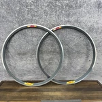 Velocity Deep 700C Rim Set 28H Aero Gray Clincher Alloy Track Road Pair. Fixed Price $139.99.