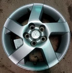 2003-2006 Mitsubishi Outlander 16X6 Silver Alloy 5 Swirl Spoke Wheel Rim Oem. Fixed Price $120.00.