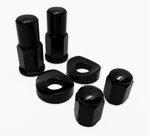 Bilet Cnc Black Rim Lock Nut Valve Stem Cap Kit Yamaha Kawasaki Suzuki Honda Ktm. Fixed Price $9.99.