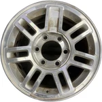 Hummer Machined Silver H3 Oem Wheel 16X7.5 2006-2009 Rim Factory 6304A. Fixed Price $111.57.