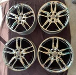 Real Oem Chrome C7 Corvette Chevy Gm Stingray Wheels Rims 2014-2019. Fixed Price $1700.00.