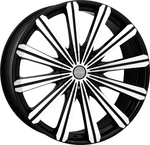 22" Inch Black Machined Borghini B18 5X112 5X114.3 +38 Wheels Rims Elure 030. Fixed Price $1332.80.