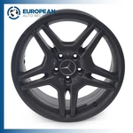 03-06 Mercedes E55 Amg 18X9 Black Rear Wheel Rim, Oem Inner Lip Crack 2114012702. Fixed Price $144.00.