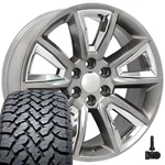 22X9 Hyper 5696 Oe Wheels & 285/45R22 A/t Tires Tpms Set 6X139.7. Fixed Price $2136.00.