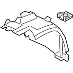 Genuine Bmw Cover, Wheel Housing, Front 51712990090 New. Fixed Price $86.64.